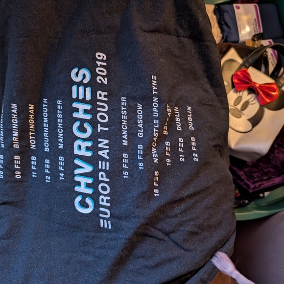 Chvrches Limited Edition 2019 UK Love is Dead Tour T-Shirt XXL - Picture 4 of 4